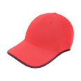 thumbnail image 1 of WGRFFH Seamless Uncrushable Lightweight Sports Baseball Cap,Race Day Men's Running Hat,Quick Dry Mesh Cap Sweatband,Performance Breathable Holes Profile Low Profile Dad Hat For Travel Running Red, 1 of 5