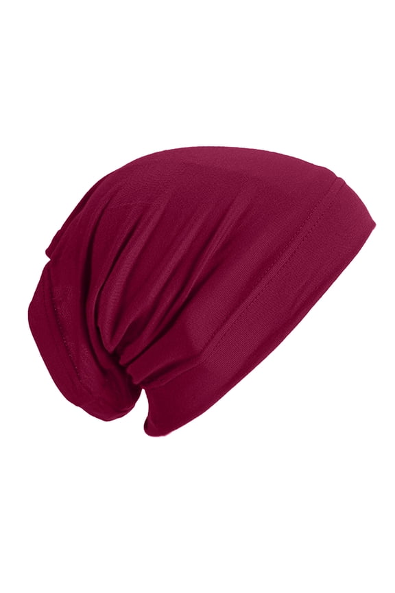 Unisex Beanie Hats for Men Women Slouchy Beanie Hip-Hop Caps Lighweight Soft Skull Caps for Chemo Sleep Slip Pre Tied Head Scarves Headwear Turban Caps Head Wrap Headscarf for Girls Cap T