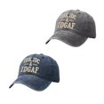 thumbnail image 1 of WGRFFH Washed Washed Cotton Baseball Cap with Funny print,Adjustable Vintage Distressed Dad Hat,Curved Brim Casual Trucker Cap for Daily Wear Outdoor Weekend Street Outfit for Men Women Navy, 1 of 5