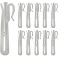 thumbnail image 1 of WGRLIT 50 PCS Plastic Curtain Hooks, Adjustable Pinch Pleat Hooks, Ratchet System Pinch Pleat Curtain Hooks Pinch Pleated Curtain Drapery Pin Hook (85mm Plastic Adjust Hook), 1 of 7