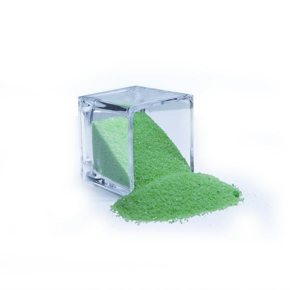WGV 1 Pound Bag of Fine Grain Decorative Colored Sand - Light Green- 5" Wide x 1" Tall- 1 Bag