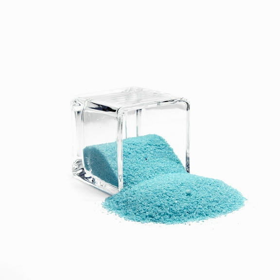 WGV 1 Pound Bag of Medium Grain Aqua Decorative Colored Sand - Gray - 5" Wide x 1" Tall- 1 Bag