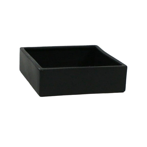 WGV Black Low Square Block - 10" Long x 4" Height, Good quality, Heavy Weighted Base - 1 Pc