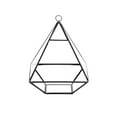 thumbnail image 1 of WGV Black Raised Pyramid Geometric Glass Terrarium - 6" Wide x 8" Height, Good quality Terrarium - 1 Pc, 1 of 6