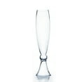 thumbnail image 1 of WGV Clear Champagne Glass Trumpet Vase - 4" Wide x 23" Height, Good quality, Heavy Weighted Base - 1 Pc, 1 of 6