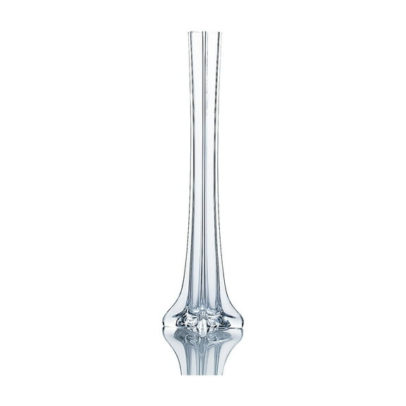 WGV Clear Eiffel Tower Vase - 1" Wide x 16" Height, Good quality, Heavy Weighted Base - 1 Pc
