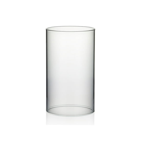 WGV Clear Hurricane Candle Shade Chimney Tube - 3.5" Wide x 6" Height, Good quality Vase - 1 Pc
