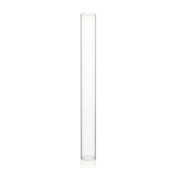 WGV Clear Hurricane Candle Shade Chimney Tube - 3" Wide x 30" Height, Good quality, Heavy Weighted Base - 1 Pc