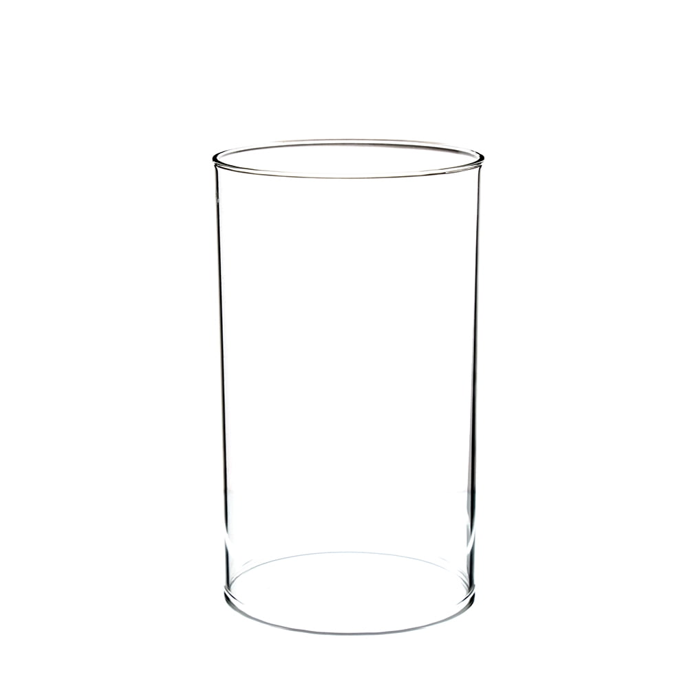 WGV Clear Hurricane Candle Shade Chimney Tube - 4" Wide x 8" Height, Good quality, Heavy ...