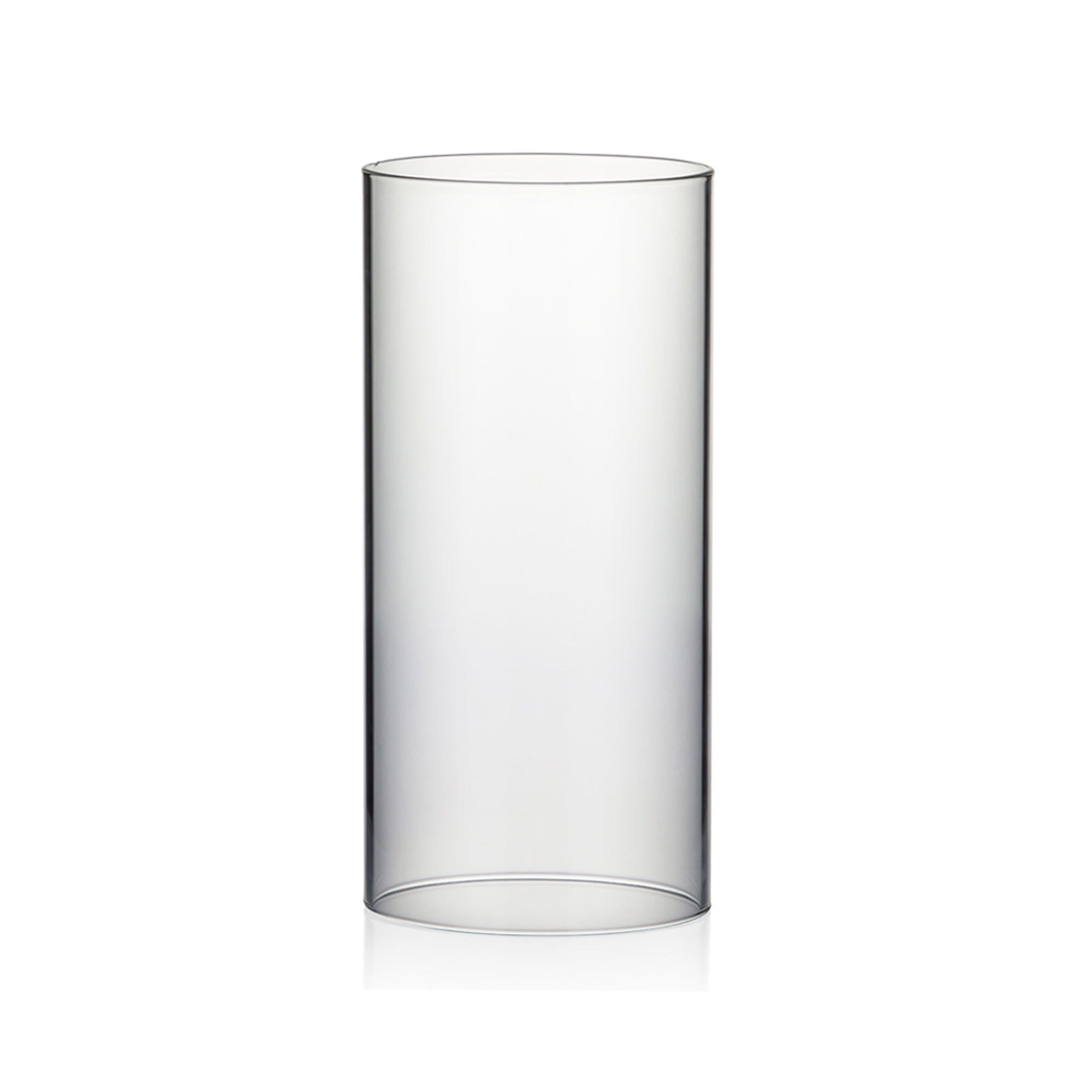 Clear Glass Hurricane Candle Holder Sleeve, 10" Height