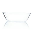 thumbnail image 1 of WGV Clear Large Boat Vase - 11" Long x 3" Height, Good quality, Heavy Weighted Base - 1 Pc, 1 of 5