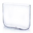 thumbnail image 1 of WGV Clear Rounded Corner Rectangular Glass Block Vase - 4" Wide x 10" Height, Good quality, Heavy Weighted Base - 1 Pc, 1 of 5