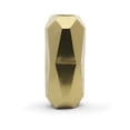 thumbnail image 1 of WGV Extra Large Gold Geometric Vase - 5" Wide x 12" Height, Good quality, Heavy Weighted Base - 1 Pc, 1 of 8