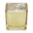thumbnail image 1 of WGV Gold Speckled Mercury Cube Votive Candle Holder - 2" Wide x 2" Height, Good quality, Heavy Weighted Base - 1 Pc, 1 of 14