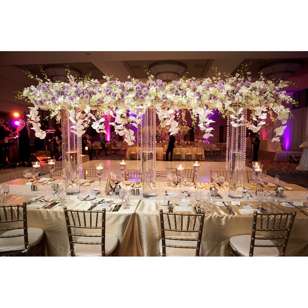 WGV International 6" Wide Clear Cylinder Glass Vase, Candle Holder, 1