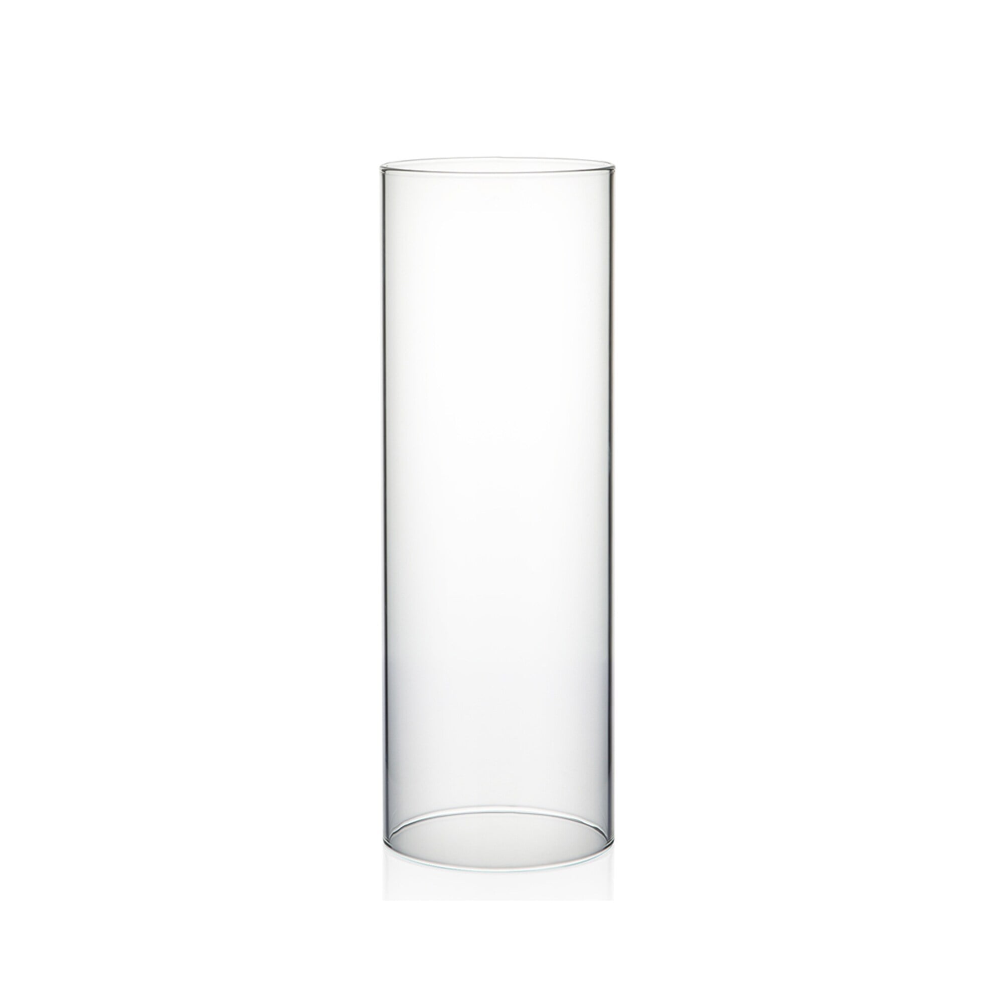 WGV International Clear Glass Cylinder Hurricane Chimney Tube, Candle