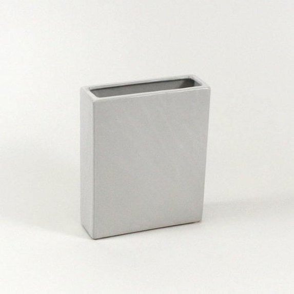WGV International Flat Rectangular Ceramic Block Table Vase