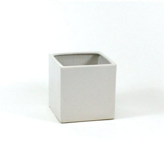 wgv international square ceramic cube table vase