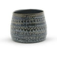 thumbnail image 1 of WGV Large Fancy Blue Pot - 7" Wide x 5" Height, Good quality, Heavy Weighted Base - 1 Pc, 1 of 3