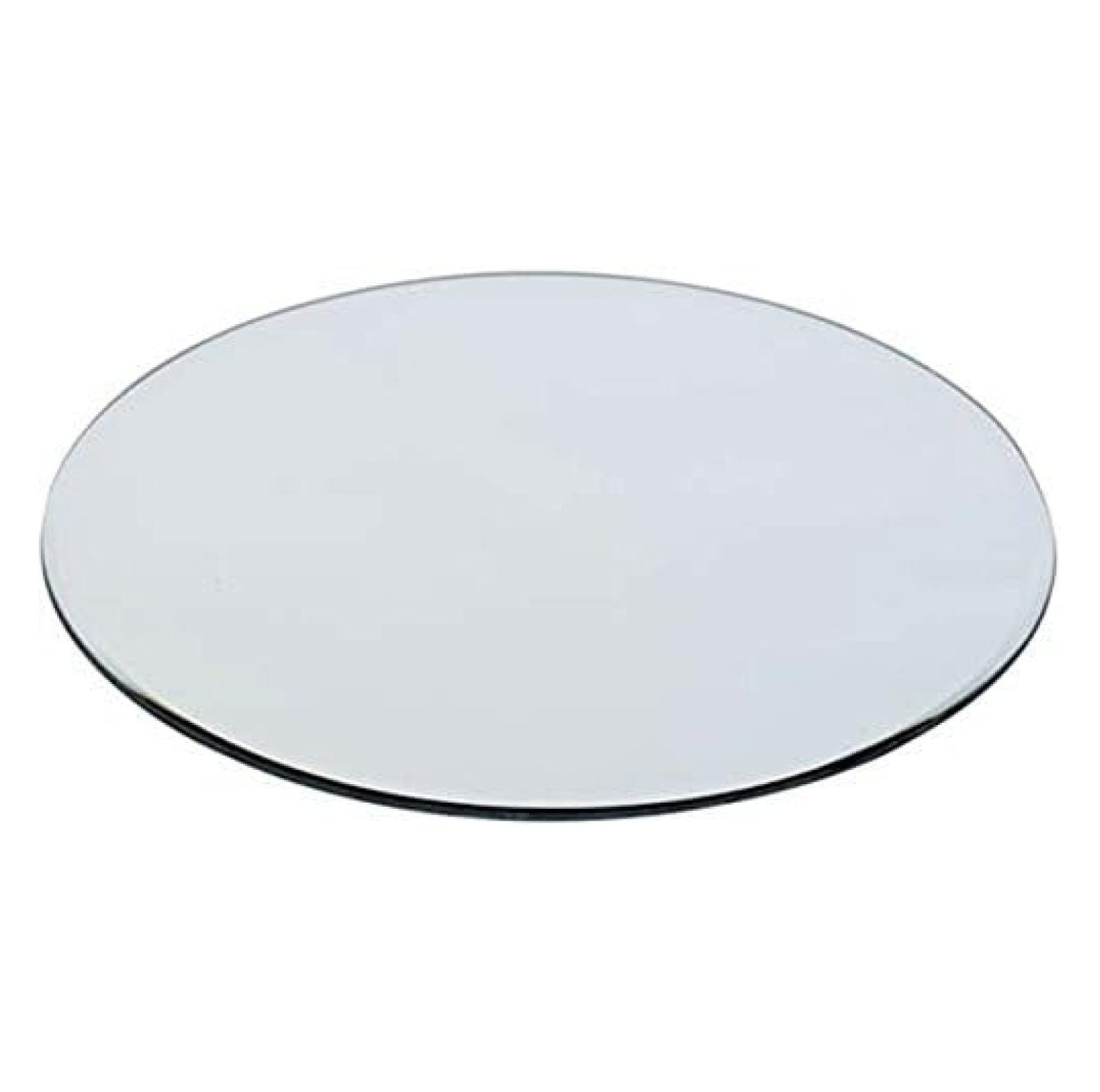 WGV Quality Thick Round Mirror Plate Sets Bulk 10" Diameter, 4.5 mm