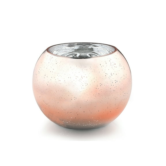 WGV Speckled Rose Gold Bubble Bowl Vase- 8" Wide x 6" Height, Good quality, Heavy Weighted Base - 1 Pc