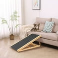 thumbnail image 1 of WGYPRIME 16"W Dog Ramp for Bed, Modern Pet Ramp for Small Dogs to Get on Couch Car, Dog Ramp with Non-Slip Rubber Surface and Foldable, 1 of 7