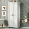 thumbnail image 1 of WGYPRIME 71.25" Tall Bathroom Storage Cabinet with Two Doors,  Modern Bathroom Floor Cabinet with Adjustable, Freestanding Bathroom Storage Cabinet, 1 of 15