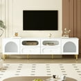 thumbnail image 1 of WGYPRIME 78.8'' TV Stand for TVs Up to 85 Inches, Modrn Entertainment Center with 2 Cabinets and 4 Drawers, Media TV Console Table for Living room, 1 of 16