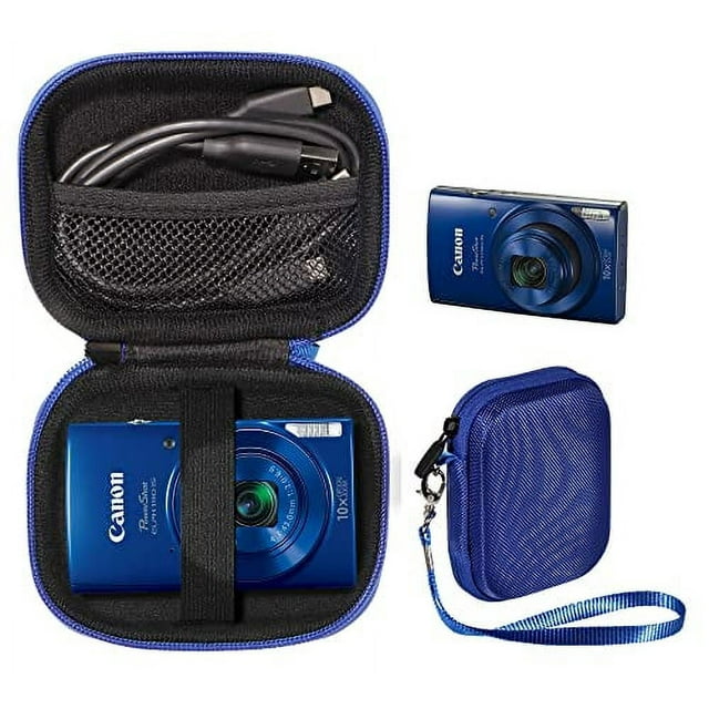 WGear Digital Camera Case for Sony W800/S, DSCW830; Canon PowerShot ELPH180, ELPH 190, ELPH 350 HS, ELPH 310 HS, ELPH 360; Kodak PIXPRO Friendly Zoom FZ43, FZ53-BL;COOLPIX L32 (Blue) WG012260