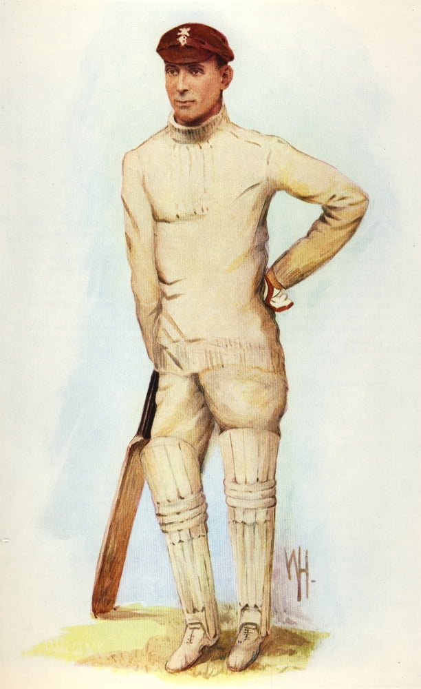 WH Vanity Fair 1912 JB Hobbs (cricketer) Canvas Art -  (24 x 36)