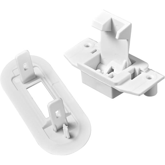 WH02X24399 Washer Lid Lock Striker & WH01X24381 Washer Lid Lock Bezel Assembly - Replacement for GE Hotpoint Top Load Washing Machine Lid Lock Switch Replaces 4455158 4502680