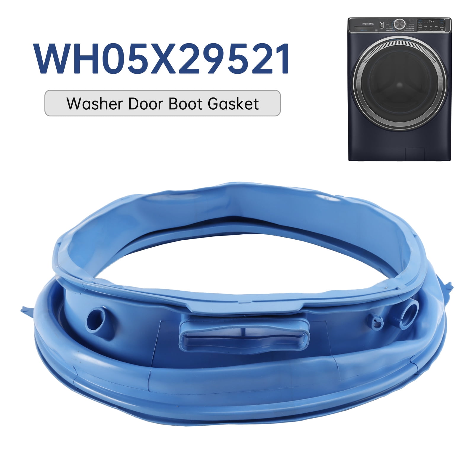 WH05X29521 Washer Door Boot Gasket Replacement - Compatible With GE Front Load Washers Multiple Models