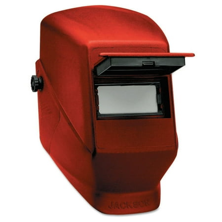 WH10 HSL 2 Passive Welding Helmets, Green; #10, Red, HSL 2, 2 in x 4 1/4 in