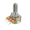 thumbnail image 1 of WH148 100K Ohm Variable Resistors Single Turn Carbon Potentiometer 1pcs, 1 of 3