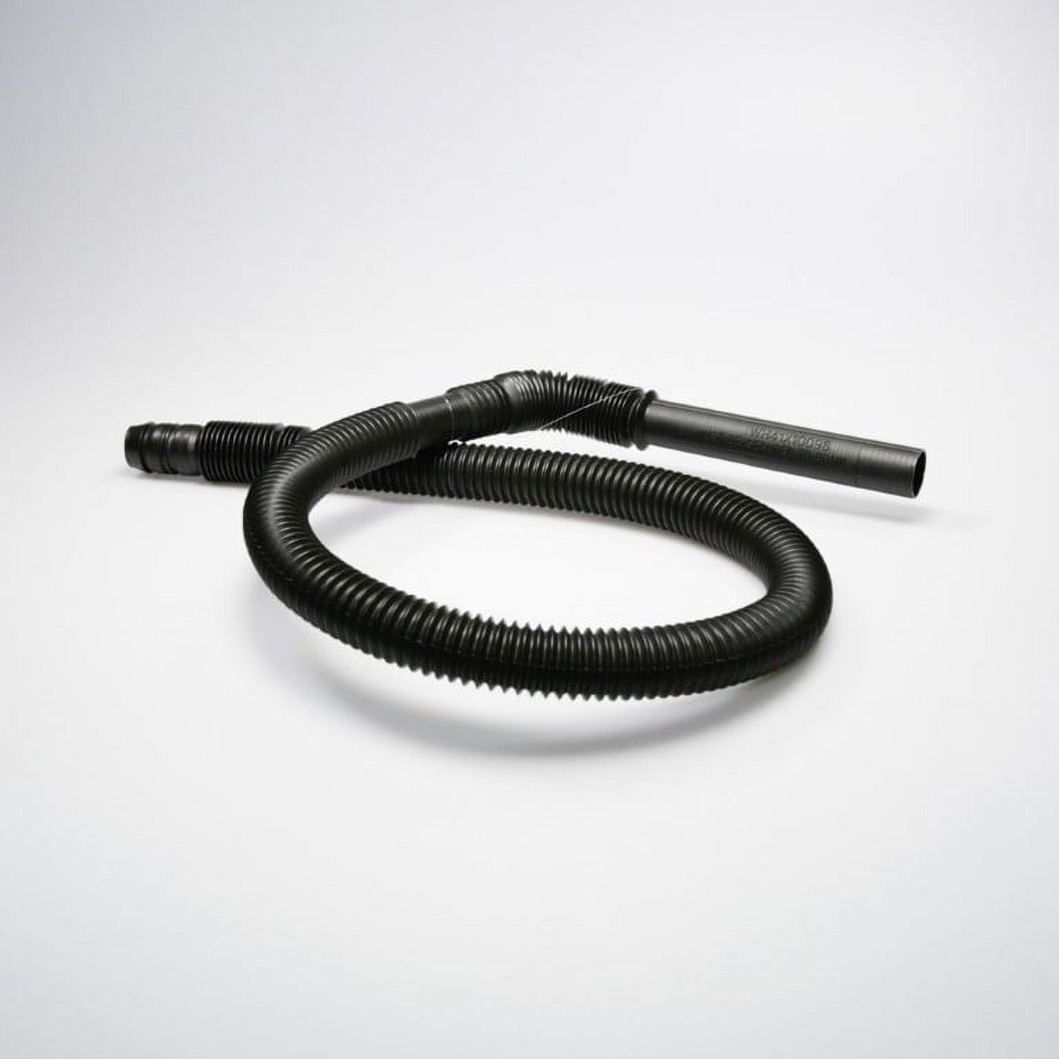 Black Flexible PVC Washing Machine Drain Hose, 4-1/2 Feet
