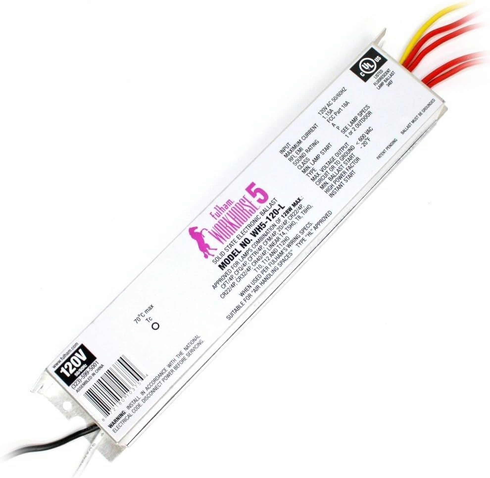 WH5120L 128watt Workhorse 5 Fluorescent Electronic Ballast