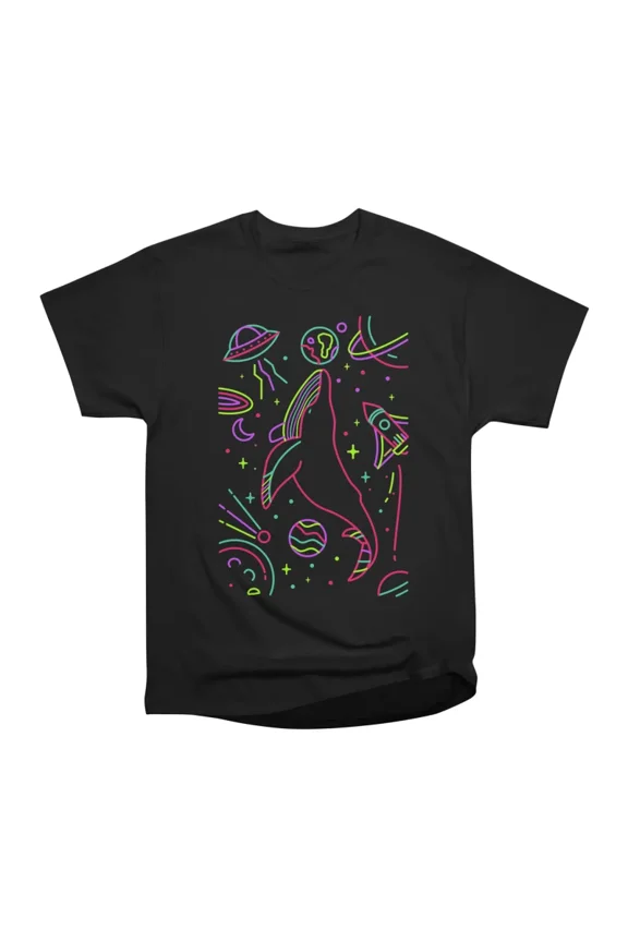 WHALE SPACE T-Shirt Tee Gift For Him Merch For Her Apparel For Friend