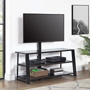 Whalen Zane 3-in-1 TV Stand for TVs up to 70 inch, Glassy Black Finish