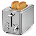 thumbnail image 1 of WHALLULTRA Toaster 2 Slice - Stainless Steel Toaster with Wide Slot, 6 Shade Settings, Bagel Function, Removable Crumb Tray 850W, 1 of 8
