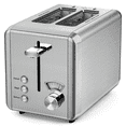 thumbnail interactive-video image 1 of WHALL 2 Slice Toaster - Stainless Steel Toaster with Wide Slot, 6 Shade Settings, Bagel Function, Silver, 1 of 10