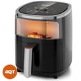 thumbnail image 1 of WHALL 4QT Air Fryer Oven, 8-in-1 Preset Menus, LED Smart Touchscreen, Reduce 85% Fat,1200W, 1 of 9
