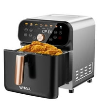 WHALL® Air Fryer - 6.2QT Air Fryer Oven, 12-in-1 Stainless Steel Air Fryer with LED Smart Touchscreen, Reduce 85% Fat, 1600W, New