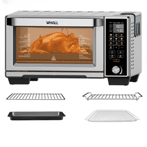 WHALL®Air Fryer Toaster Oven - 30QT Convection Oven, 11-in-1 Steam Oven, Touchscreen, 4 Accessories