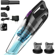 WHALL® Cordless Handheld Vacuum, Wet/Dry Cleaner with 8500PA Suction, LED Light, Lightweight/Portable
