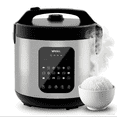 thumbnail image 1 of WHALL Digital Rice Cooker - 10-Cup Uncooked/20-Cup Cooked (5 Qt), Multi-Function with Slow Cooker, Oatmeal, Auto Keep Warm, Stainless Steel, 1 of 6