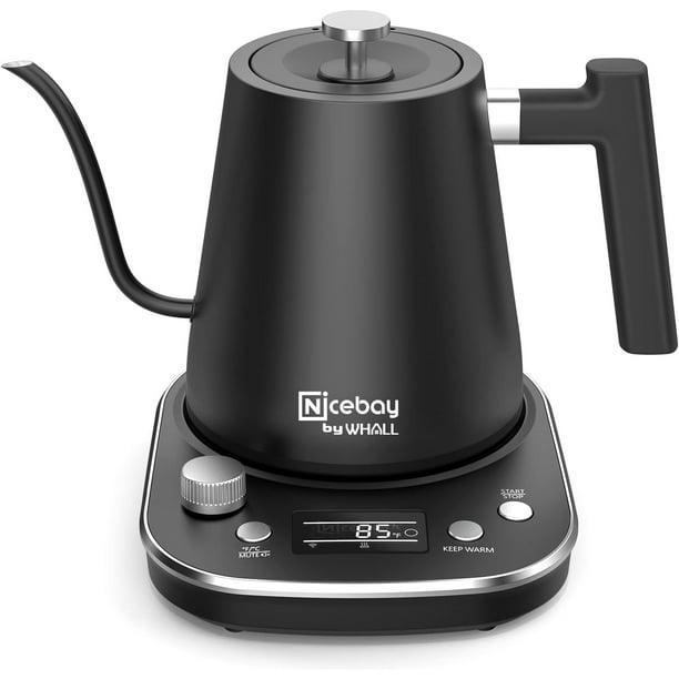 WHALL Gooseneck Electric Kettle Tea/Coffee Kettle with LED Display