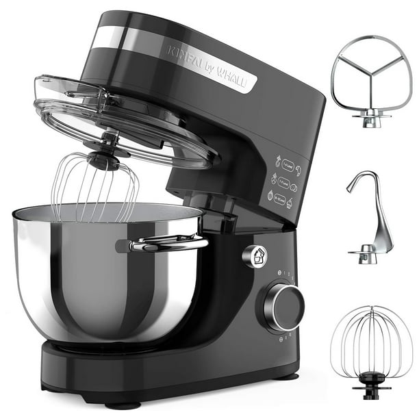 WHALL Stand Mixer 5.5Qt 12Speed TiltHead Electric Kitchen Mixer