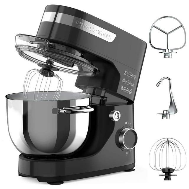 WHALL® Stand Mixer 5.5Qt 12Speed TiltHead Electric Kitchen Mixer