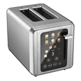 thumbnail image 1 of WHALLULTRA Touchscreen Toaster 2 Slice, Stainless Steel, 1.5 " Wide Slots, Bagel, Defrost, 850W, 1 of 9