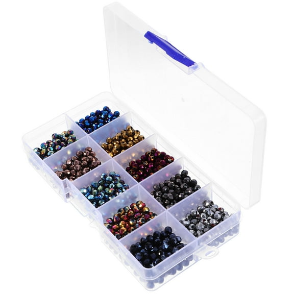 WHAMVOX 1 Box of Novelty Glass Beads Loose Beads Glass Beads DIY Craft Beads Bracelet Making Beads